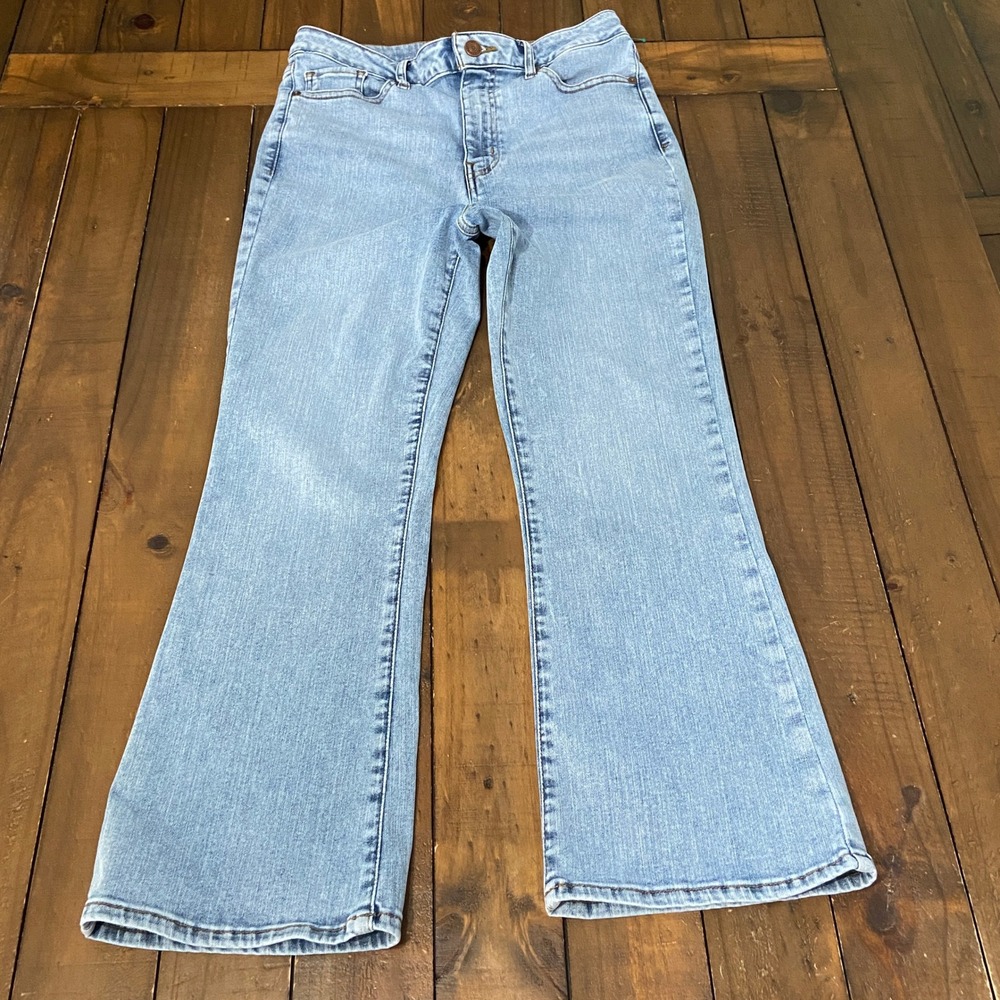 Frame Adagio High Rise Flare Jeans Light Wash Denim OPLCMB291 Size 29